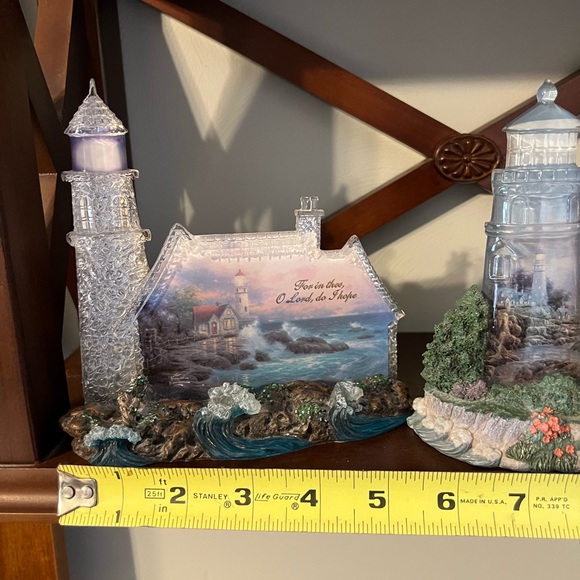 Thomas Kincade Safe Harbor lighthouse collection *Limited Edition* lot of 4 - Picture 5 of 8